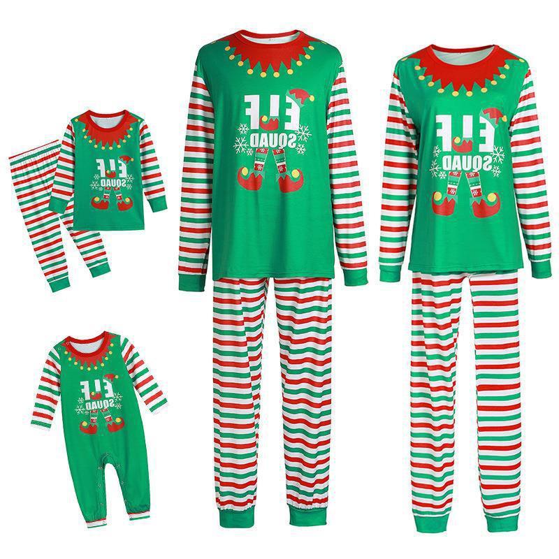 Christmas Letter Print Parent-child Outfit